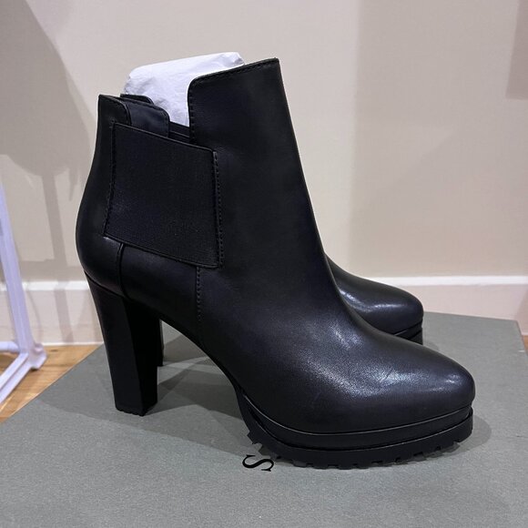 NWT AllSaints Sarris Leather Boots (Sz 8) - Picture 3 of 5
